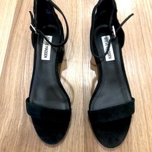 Steve Madden ankle strap heels.
